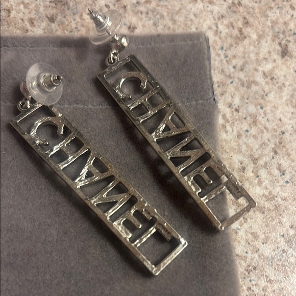 Chanel Silver Earrings - Picture 5 of 5